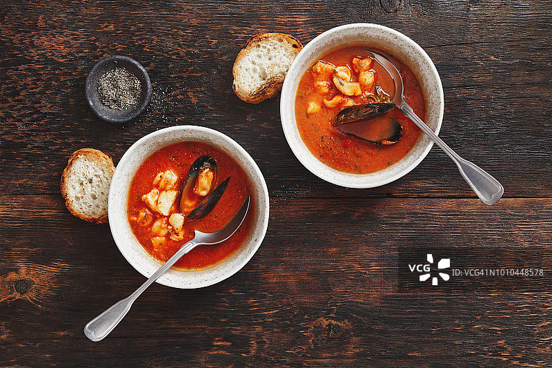 海鲜番茄汤图片素材