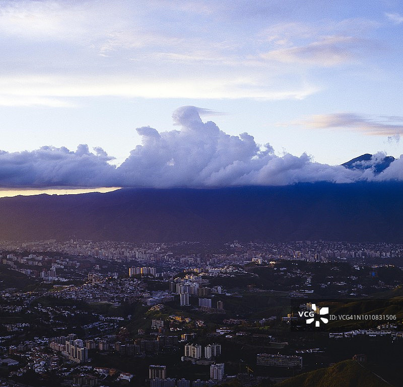 加拉加斯市清晨图片素材