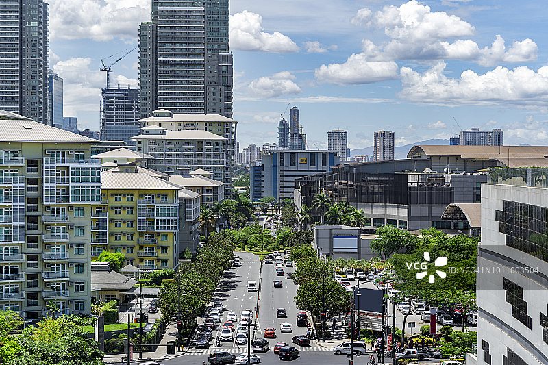 博尼法西奥环球城晴朗城市风光图片素材