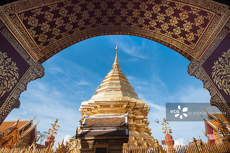 清迈帕塔多素贴寺图片素材