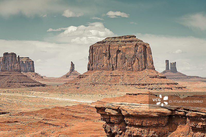 纪念碑谷瞭望点图片素材