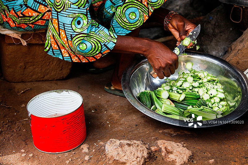 秋葵蔬菜剪辑图片素材
