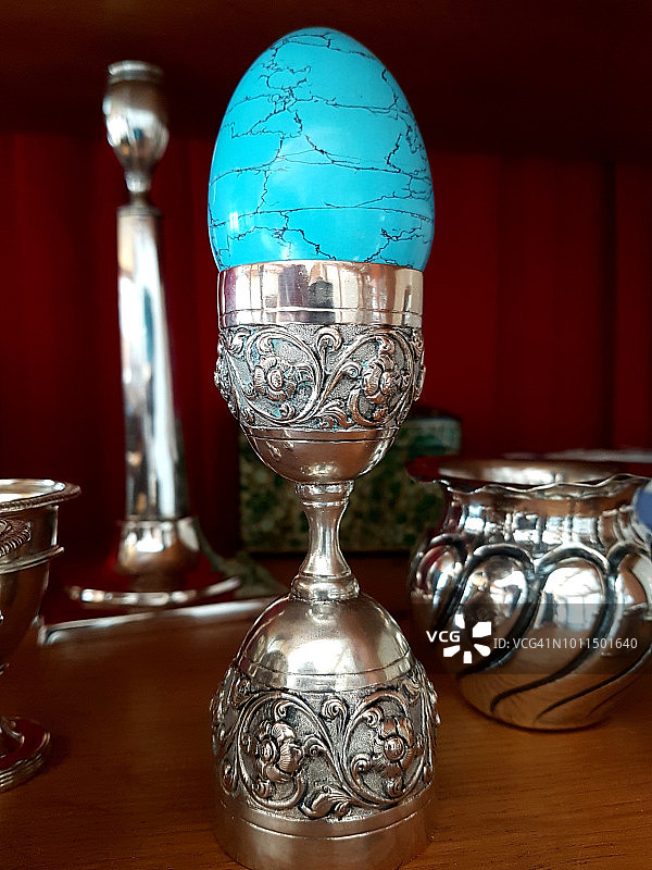 蛋形绿松石宝石图片素材