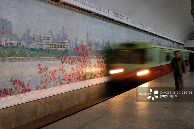 平壤地铁图片素材