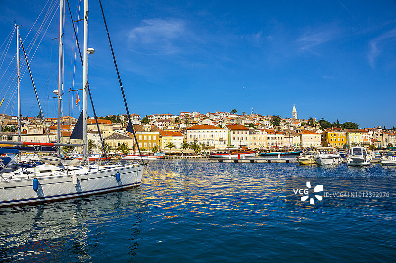 克罗地亚的克雷斯岛图片素材