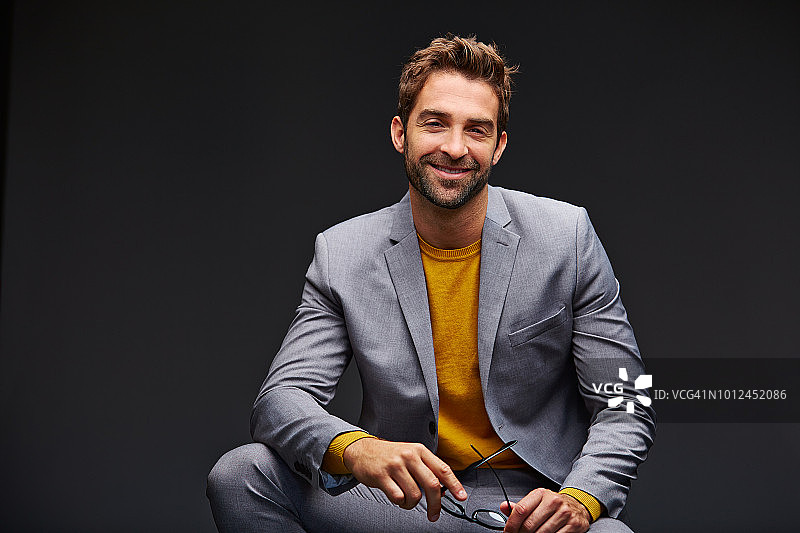 我总是面带微笑做生意图片素材