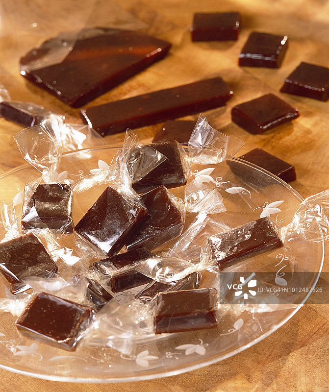 巧克力味太妃糖图片素材