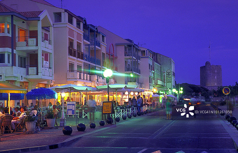 法国沃邦港口海滨图片素材