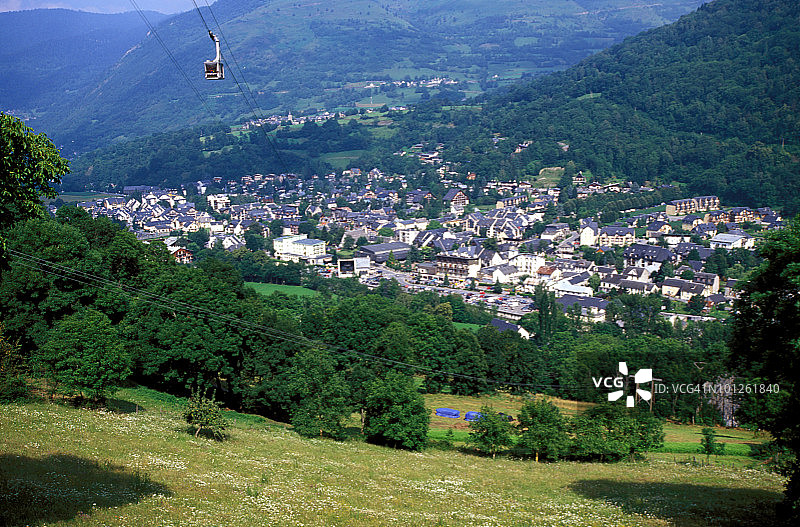 法国上比利牛斯山脉圣拉里镇图片素材