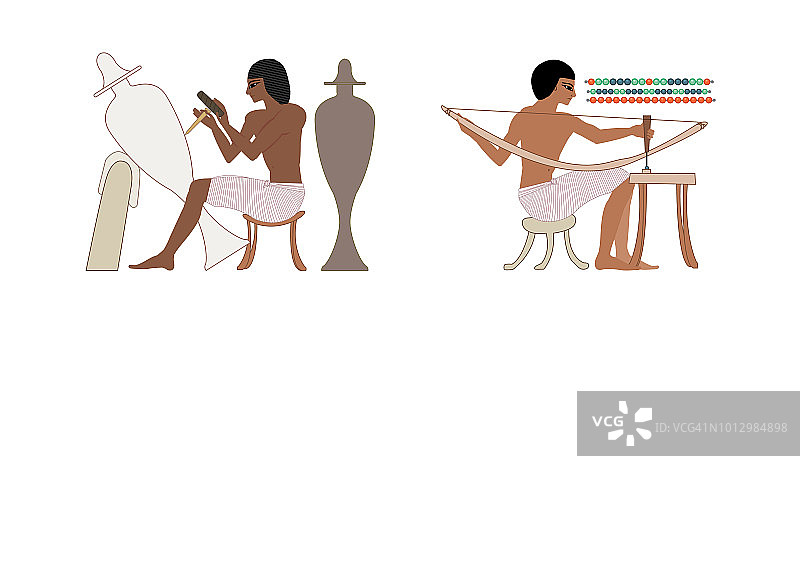 埃及工匠图片素材