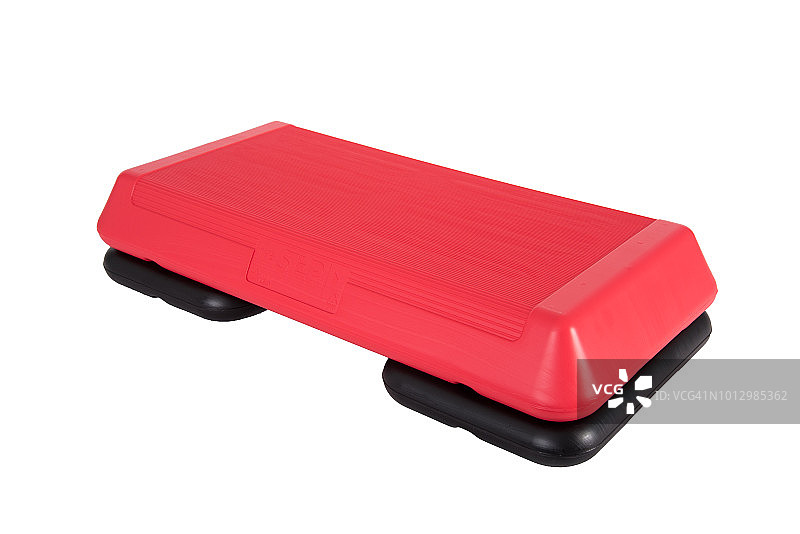 白色背景上的有氧运动踏板图片素材