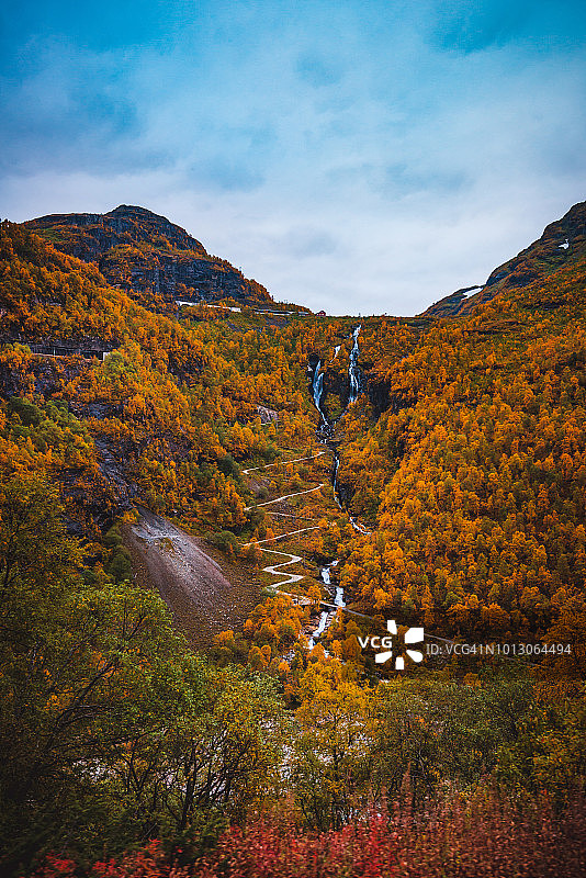 挪威弗莱姆小镇和火车之旅图片素材