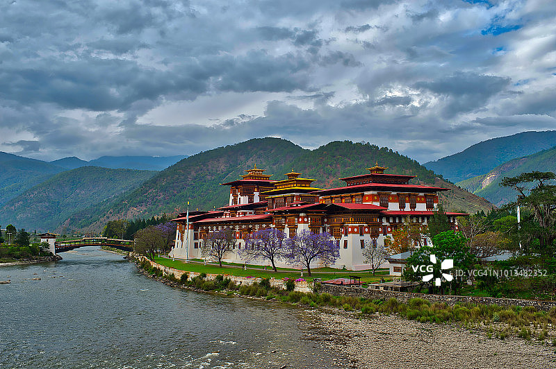 不丹普纳卡宗寺图片素材