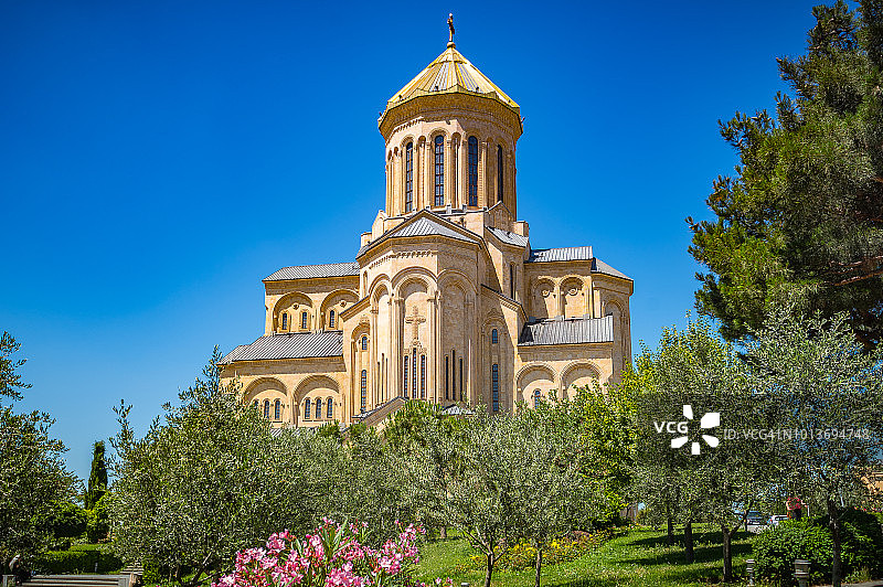 格鲁吉亚第比利斯圣三一主教座堂图片素材