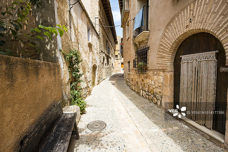 西班牙阿尔凯萨尔村图片素材