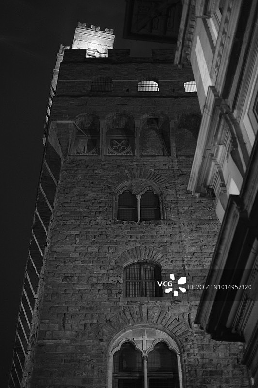 夜幕下的佛罗伦萨图片素材