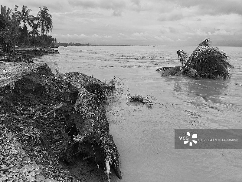 孟加拉国的自然灾害图片素材