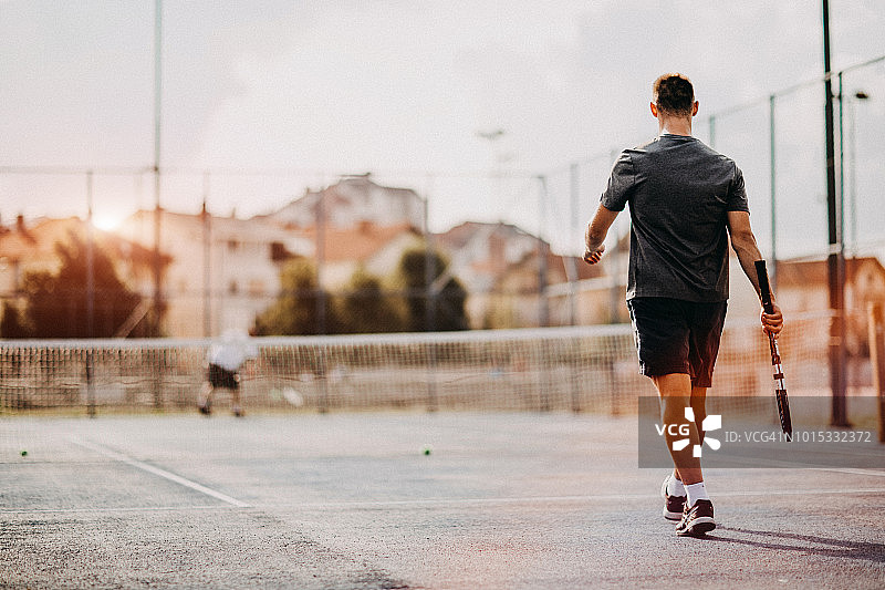 我最喜欢的运动：网球图片素材