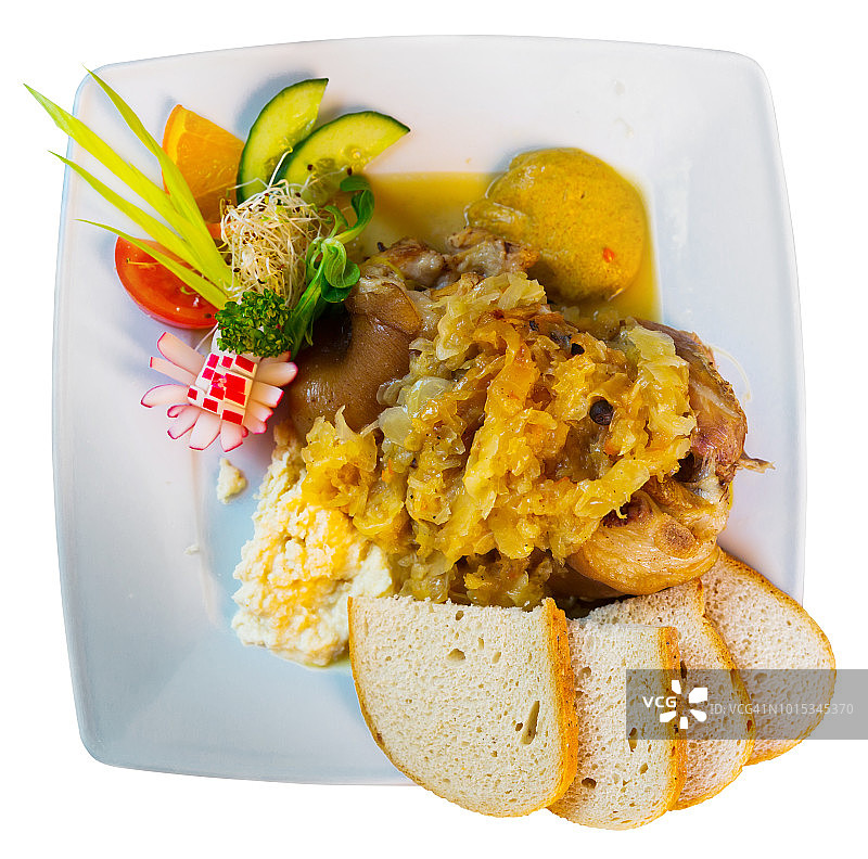 啤酒烤猪肘图片素材