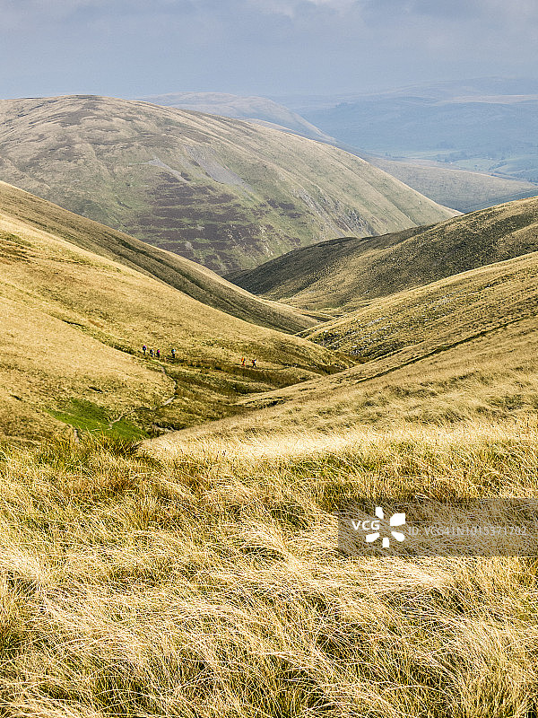 约克郡谷地国家公园豪吉尔山丘景色图片素材