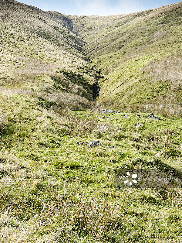英国约克郡谷地国家公园的溪流图片素材