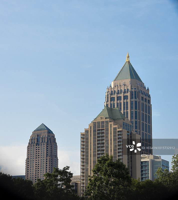 佐治亚州亚特兰大天际线图片素材