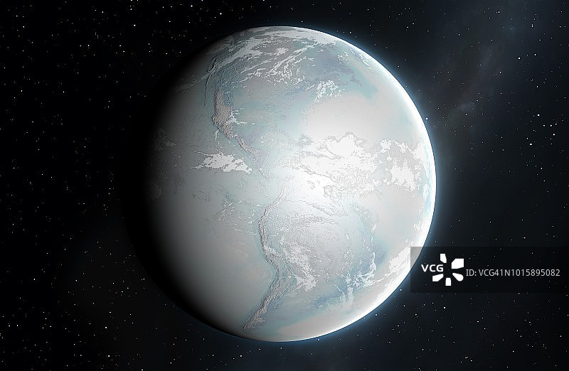 雪球地球插画图片素材