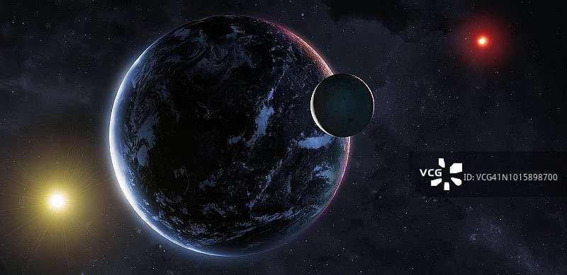 从地球看到的复仇女神星图片素材