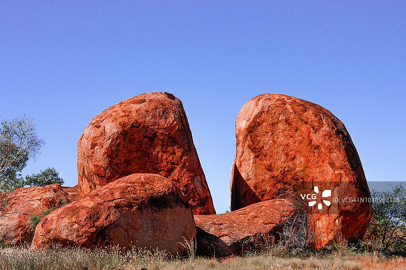 魔鬼大理石，在坦南特克里克附近发现的自然现象图片素材