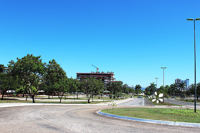 沥青高速公路、交通运输基础设施图片素材