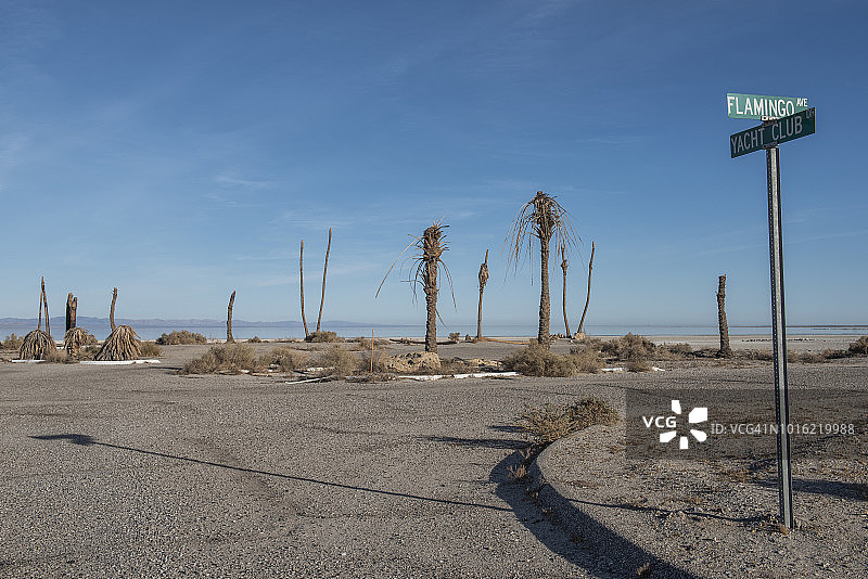 索尔顿城街角图片素材