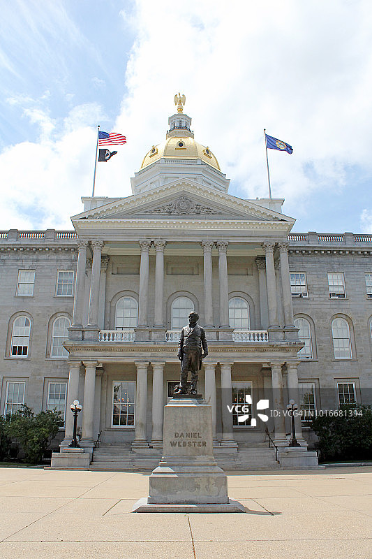 新罕布什尔州议会大厦竖版图片素材