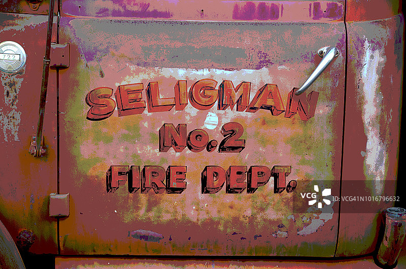 塞利格曼古董消防车图片素材