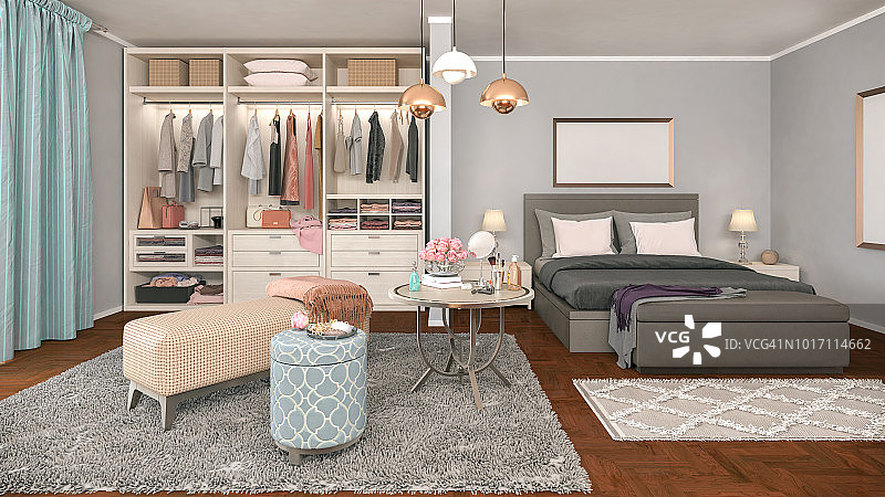 舒适的卧室图片素材