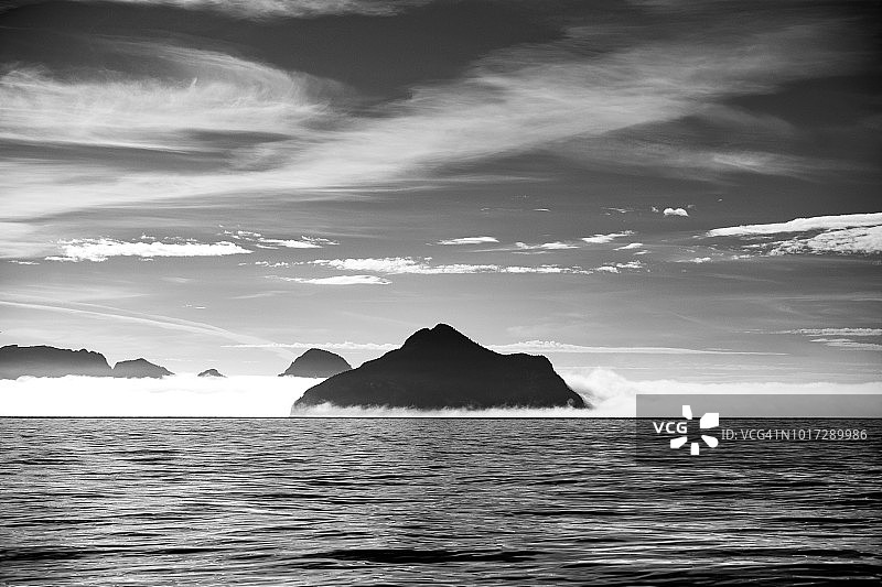 太平洋上的岛屿图片素材