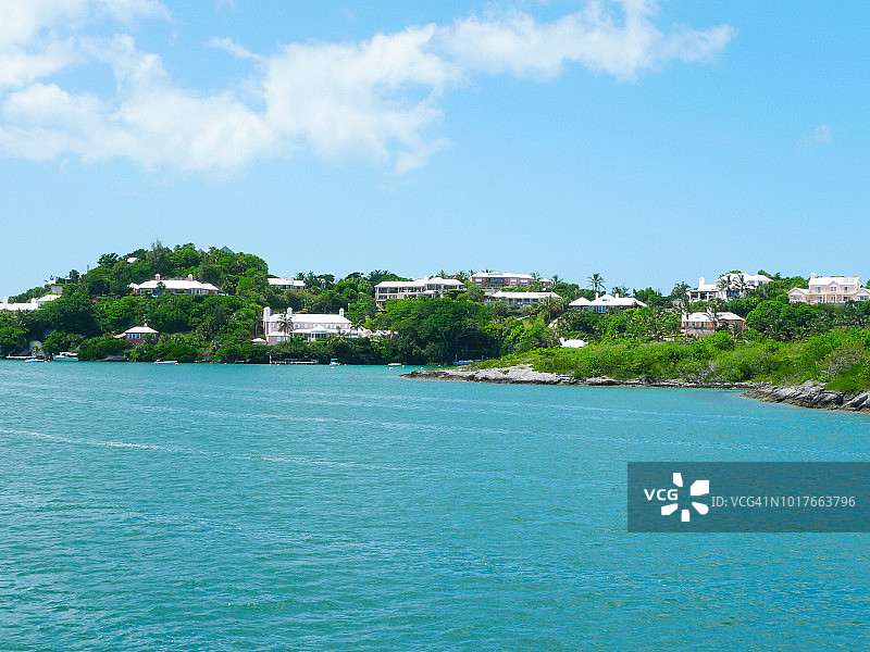 百慕大群岛海滨别墅图片素材