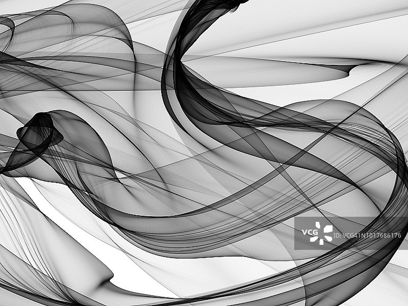 黑白烟雾的魔法形态抽象背景图片素材