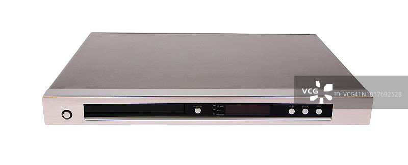 白色背景上的DVD播放器图片素材