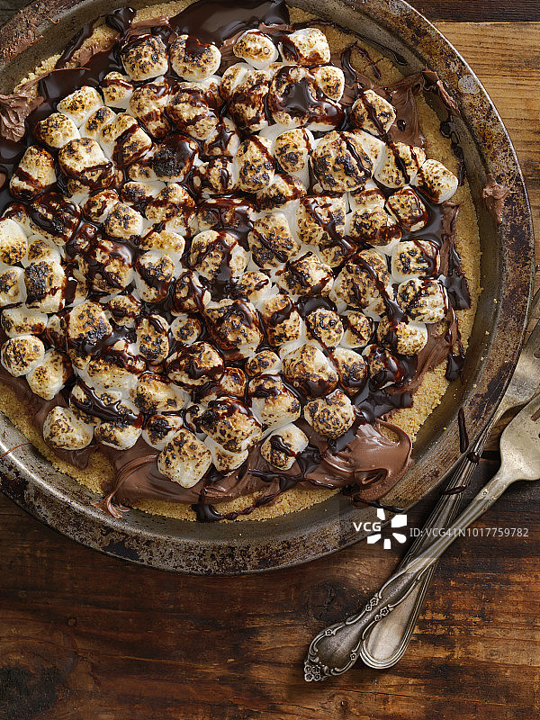 巧克力烤饼图片素材