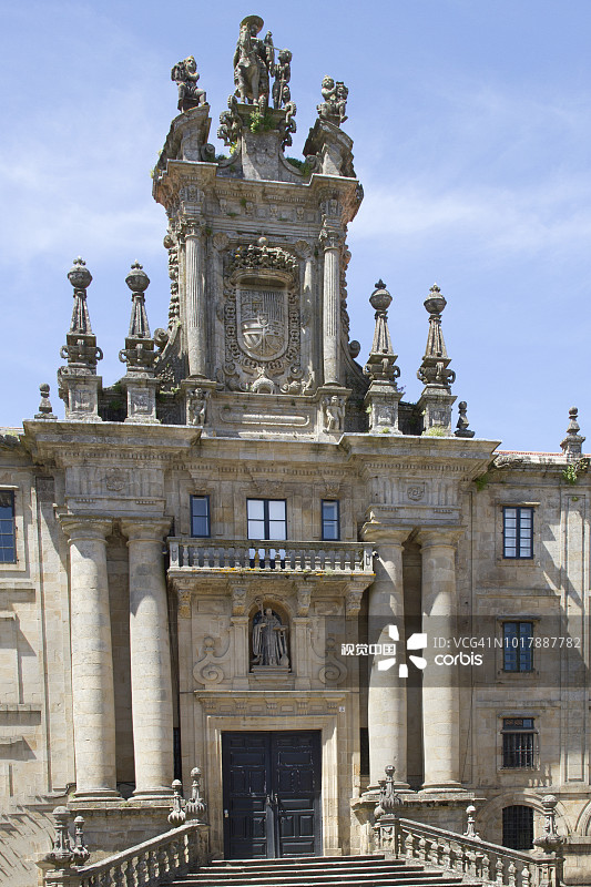 圣马丁皮纳里奥修道院外 facade图片素材