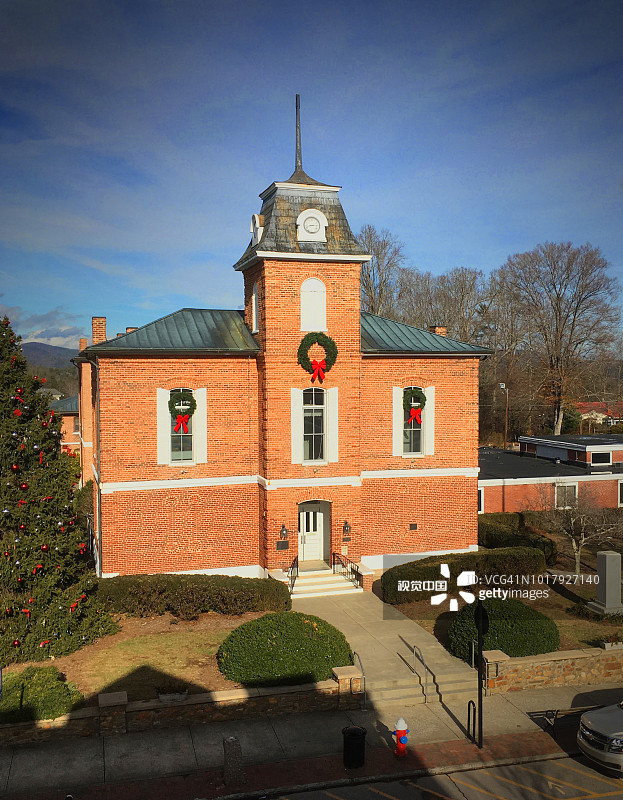 布里瓦德的法院，北卡罗来纳州图片素材