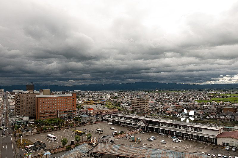 日本福岛县会津若松市图片素材