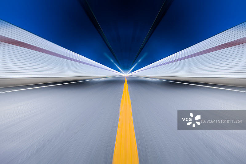 现代公路隧道地下通道图片素材