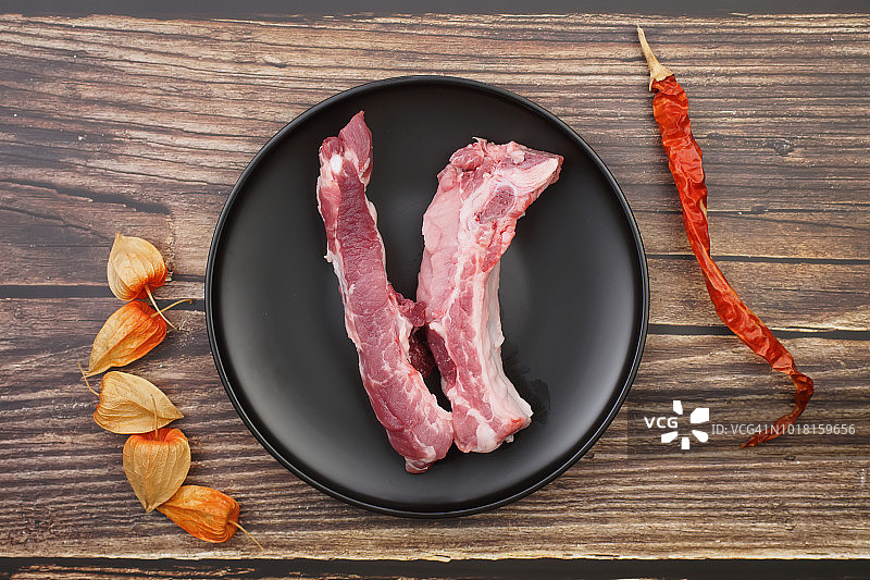 生猪肉图片素材