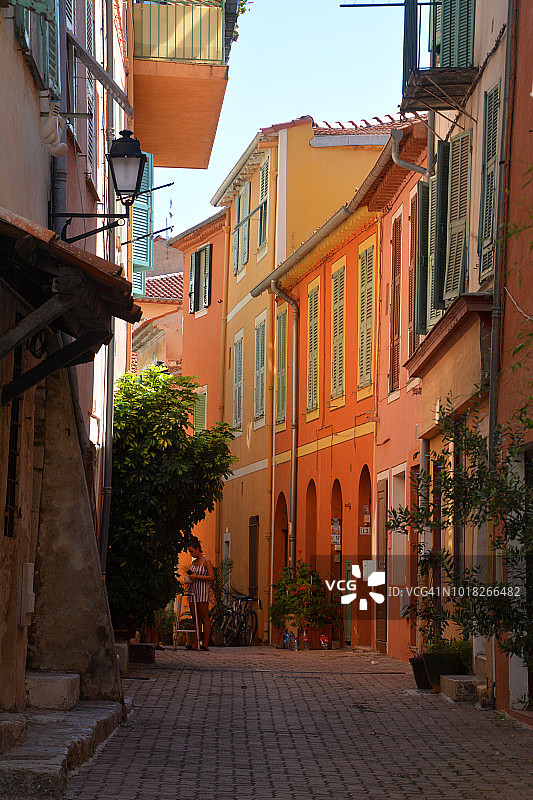 法国滨海自由城街道图片素材