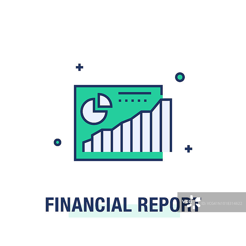 财务报告图标图片素材