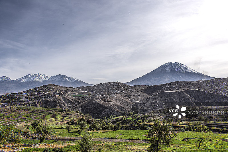米斯蒂火山图片素材