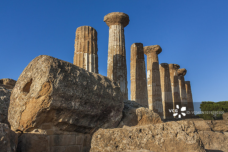 神庙谷的海格力斯神庙图片素材