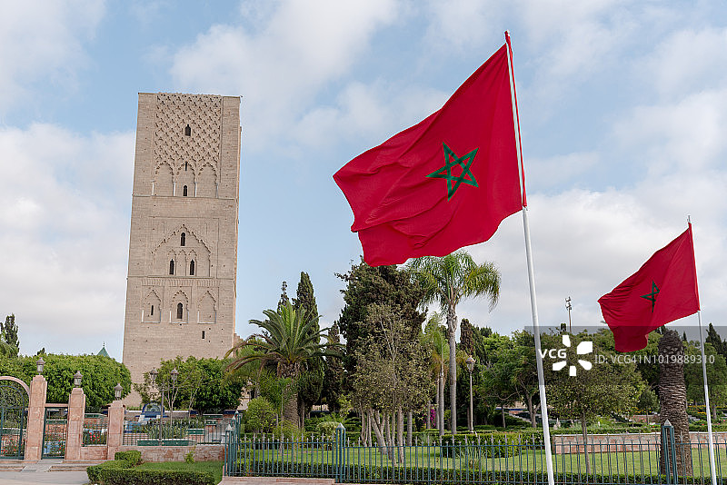 哈桑塔，拉巴特，摩洛哥图片素材
