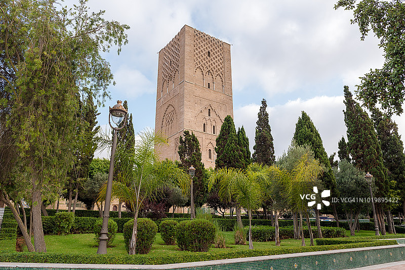 哈桑塔，拉巴特，摩洛哥图片素材